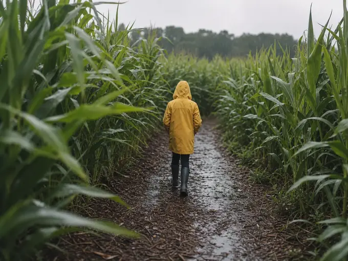 Maislabyrinth bei Regen: Lohnt sich der Besuch trotzdem?